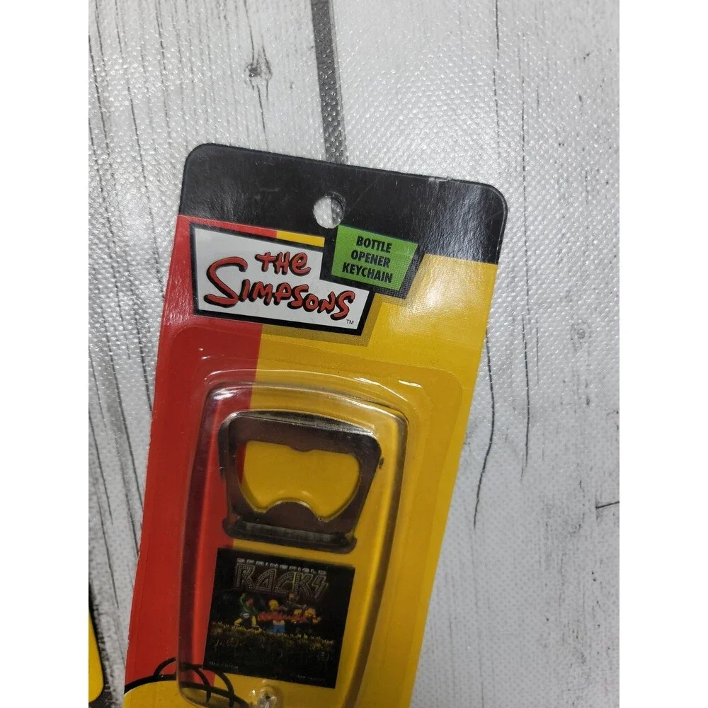The Simpsons Bottle Opener Keychain Vintage 2007 Springfield Rocks Lot Of 2